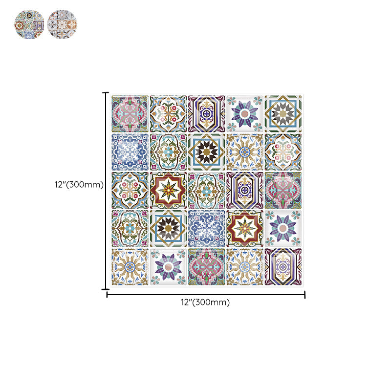 BowLift | 12"x 12" Resin Mosaic Tiles Square Self-Adhesive Tiles for Backsplash & Wall Tile
