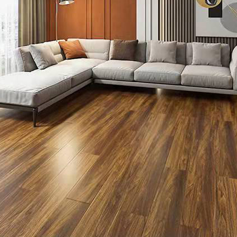 BowLift | 49"x8" width E0 natural solid wood laminate flooring, click-lock, waterproof