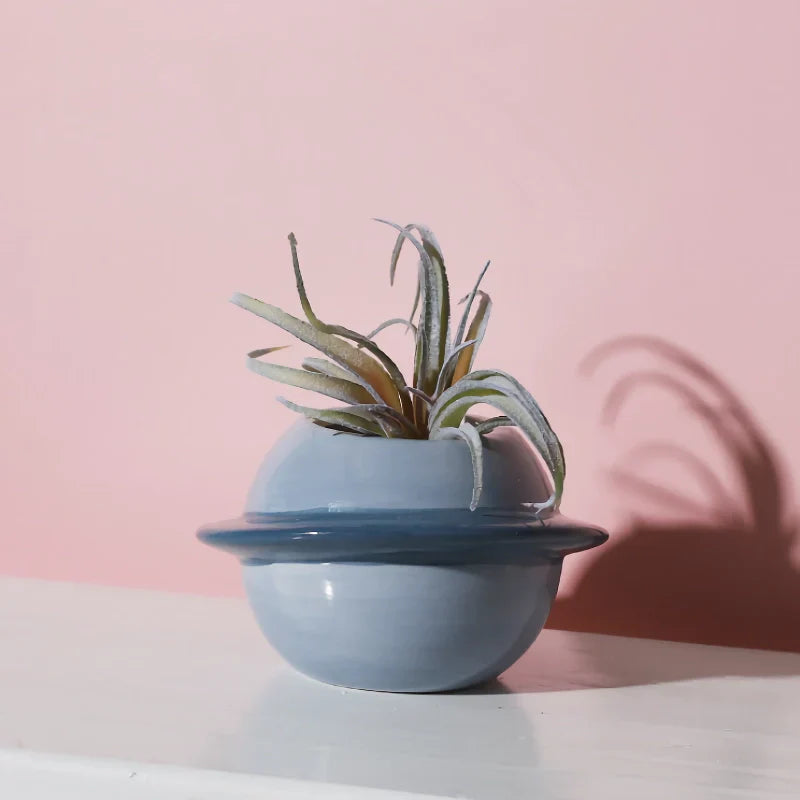 BowLift | Mini Planet Shape Ceramic Succulent Flower Pot