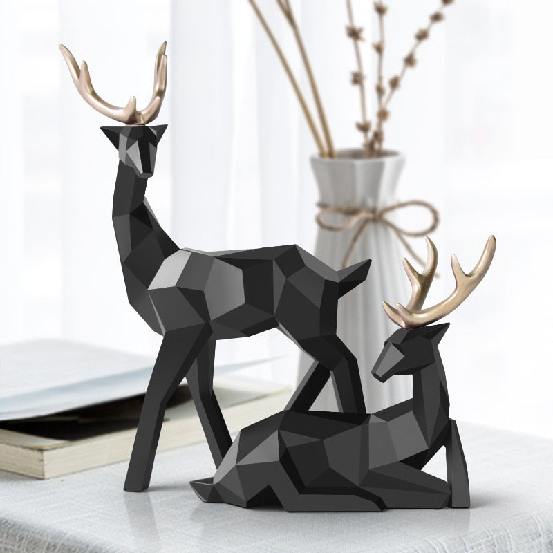 BowLift | Abstract Deer Figures Pair