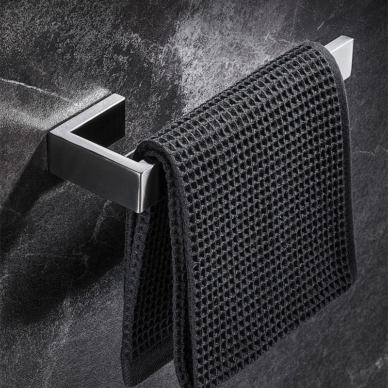 BowLift | Stainless Steel Bathroom Set 4-Piece Modern Style Simple Bathroom Accessory Set