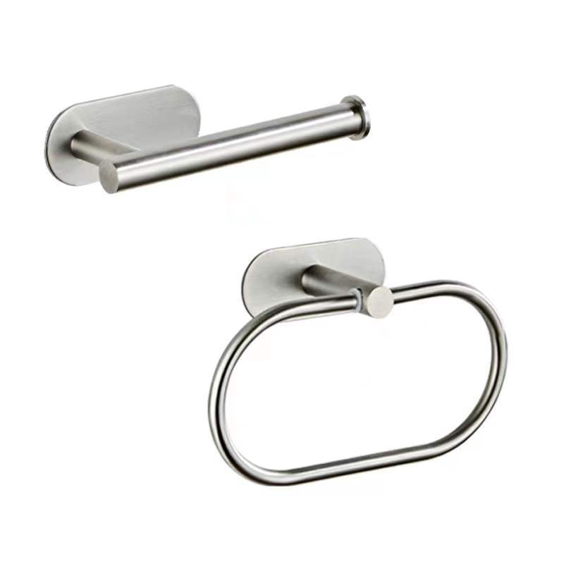 BowLift | Metal Bathroom Set 4-piece Modern Style Bathroom Fixtures Set