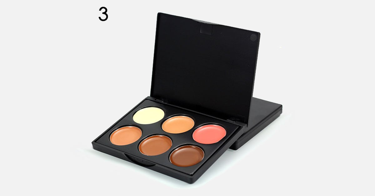 BowLift | 6 Colors Cream Contour Palette – Achieve great coverage and a seamless look