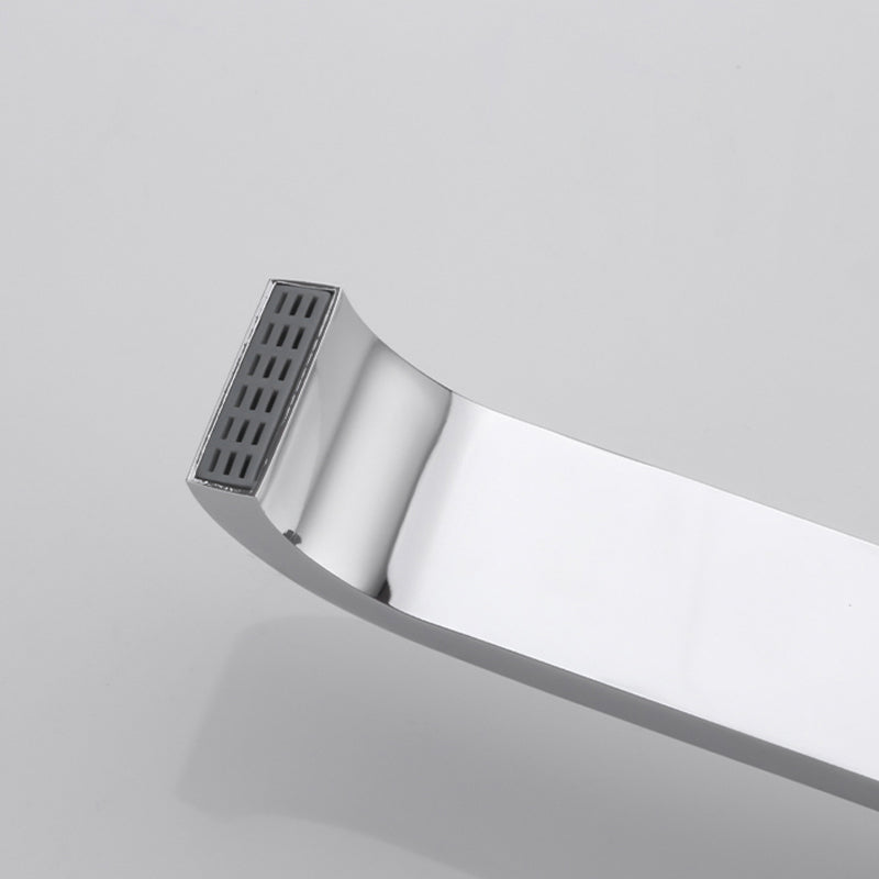 BowLift | Contemporary Wall Mounted Bathroom Faucet Handle Knob Solid Brass Square Faucet