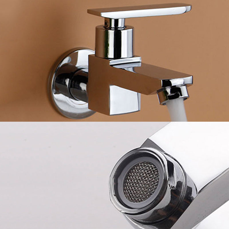 BowLift | Contemporary Wall-Mounted Bathroom Faucet Lever Handles Solid Brass Faucet