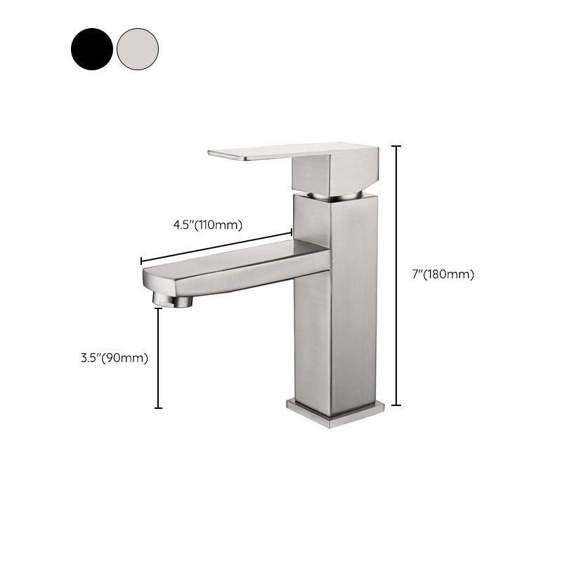 BowLift | Basic sink faucet simple low arc metal centerset sink faucet for bathroom