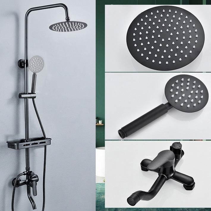 BowLift | Adjustable spray sample shower combination metal shower fitting arm showerhead with slip bar