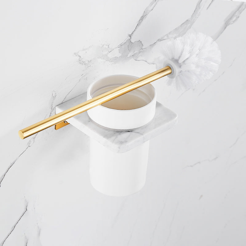 BowLift | Metal and Marble Bathroom Accessory Single or in Set in Gold