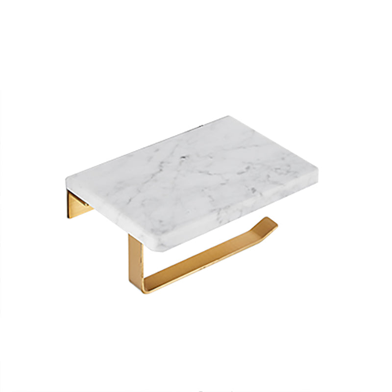 BowLift | Metal and Marble Bathroom Accessory Single or in Set in Gold