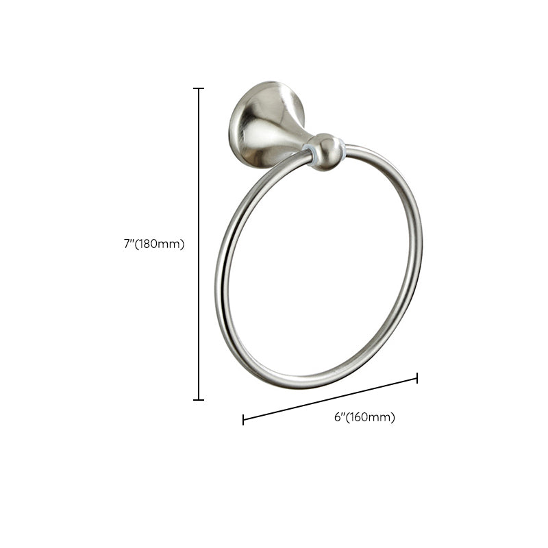 BowLift | Metal Bathroom Set Traditional Style Nickel Bathroom Accessories Set