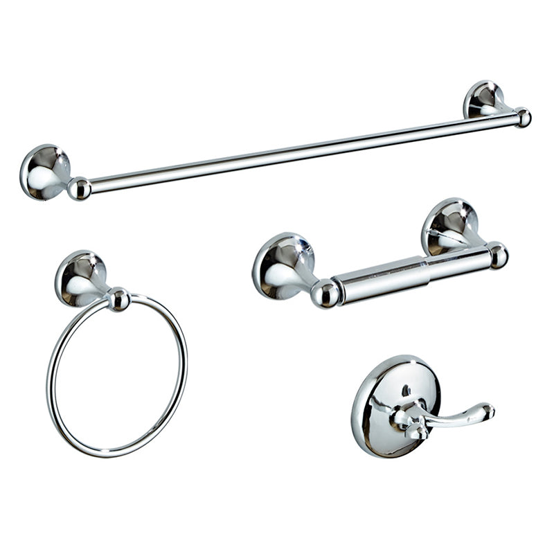 BowLift | Metal Bathroom Set Traditional Style Chrome Bathroom Accessories Set