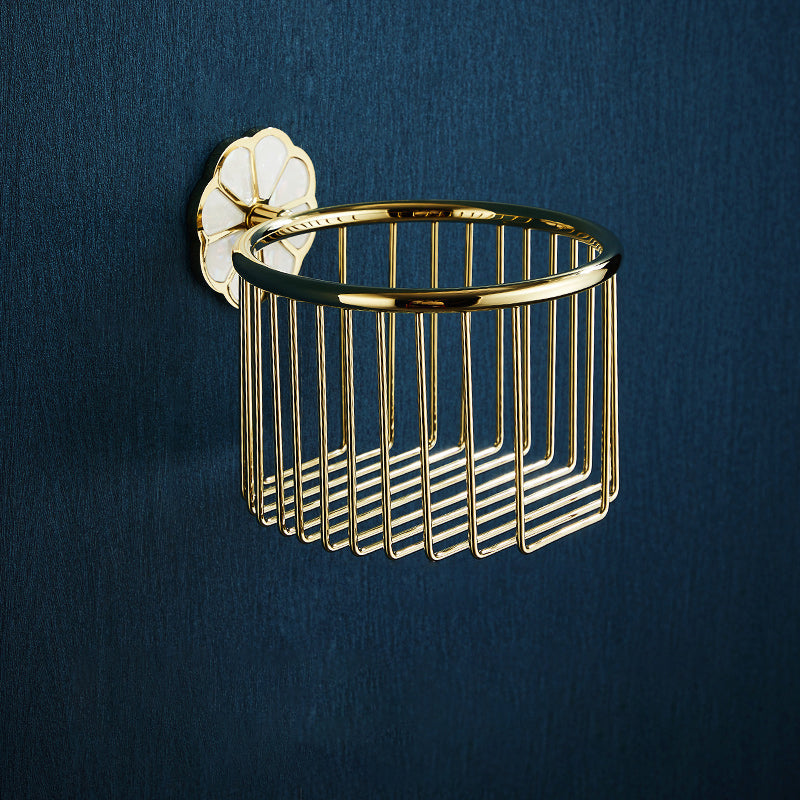 BowLift | Metal Simple Bathroom Accessories as a Single Piece or in a Set in Gold