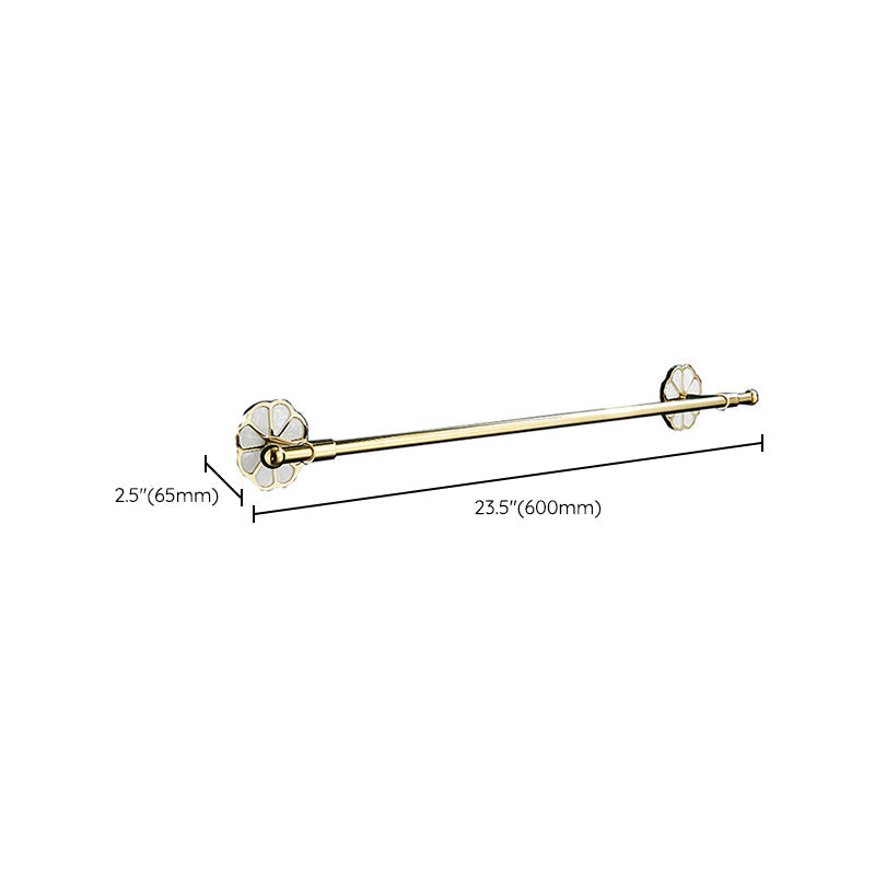 BowLift | Metal Simple Bathroom Accessories as a Single Piece or in a Set in Gold