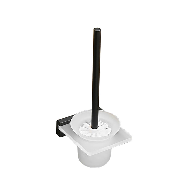 BowLift | Metal and acrylic bathroom accessories as a single piece or in a set in black