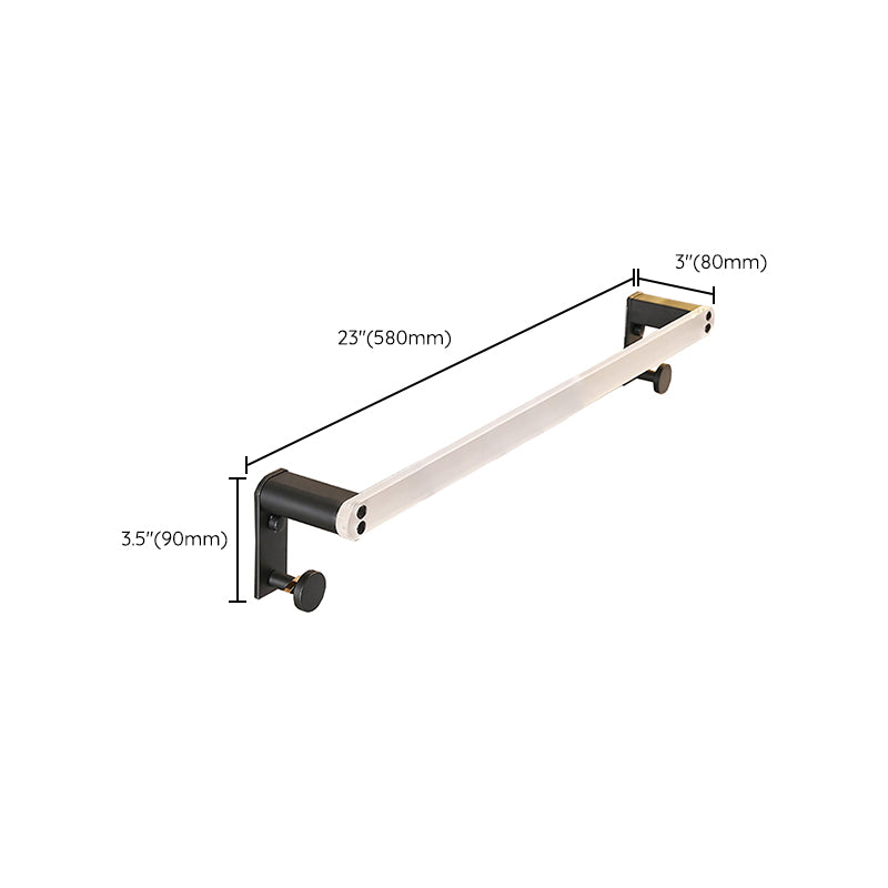 BowLift | Metal and acrylic bathroom accessories as a single piece or in a set in black