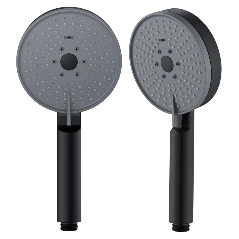 BowLift | Matt Black Hand Shower Modern 3-Stream Round Wall Mounted Hand Shower