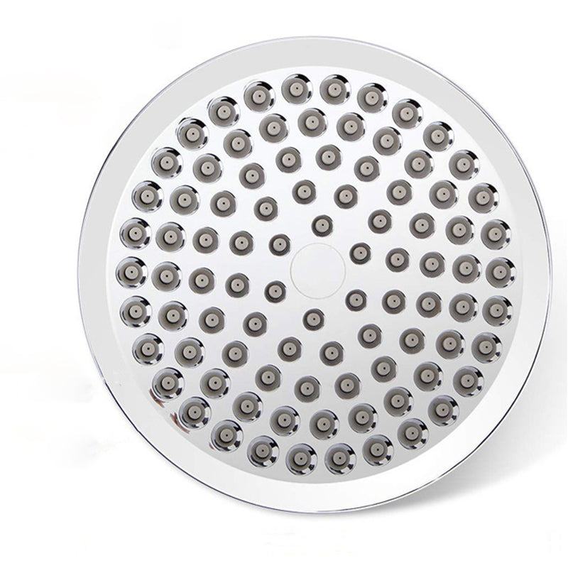 BowLift | Silver Dual Showerhead with Hose Modern Style Wall Mounted Showerhead