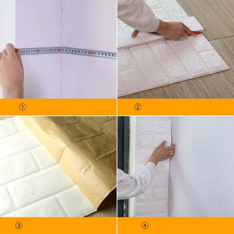 BowLift | Modern Panel PVC 3D-embossed Self-adhesive Waterproof Interior Cladding