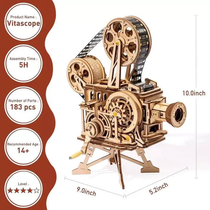 BowLift | Classic Film Projector Puzzle