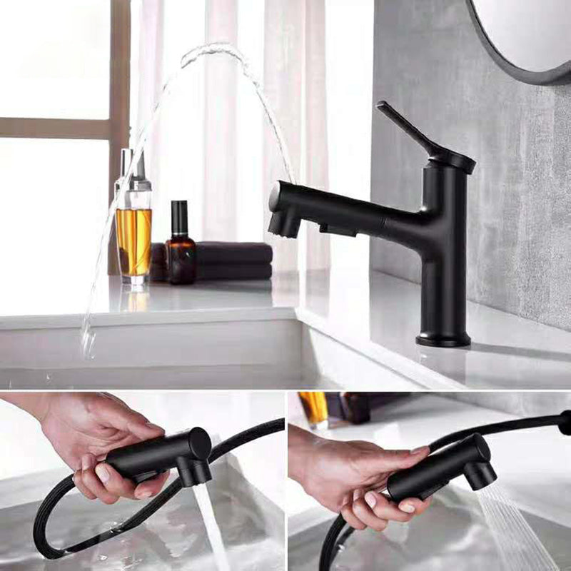 BowLift | Contemporary Sink Faucet Plian Low Arc Center-Set Bathroom Faucet