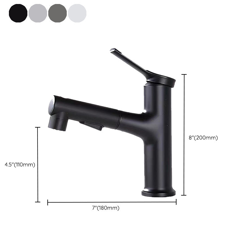 BowLift | Contemporary Sink Faucet Plian Low Arc Center-Set Bathroom Faucet