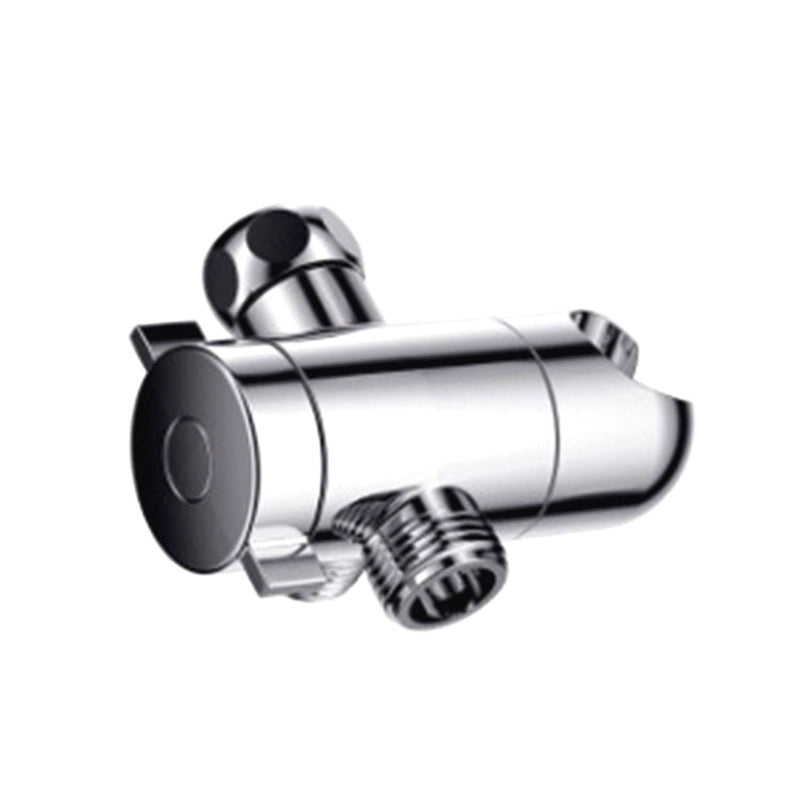BowLift | Silver Dual Shower Head Round Rainfall Wall-Mounted Shower Head