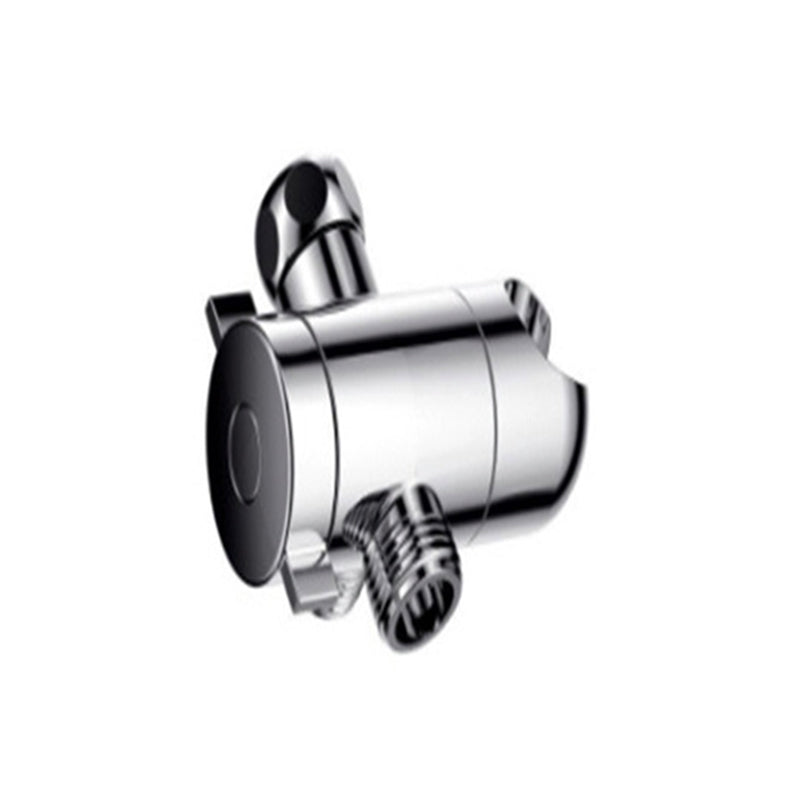BowLift | Silver Dual Shower Head Round Rainfall Wall-Mounted Shower Head