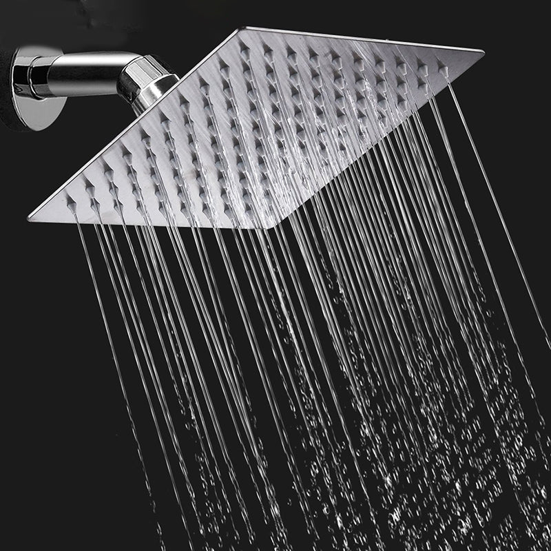 BowLift | Contemporary Shower Combo Fixed Shower Head Stainless Steel Wall Mount Square Shower Head