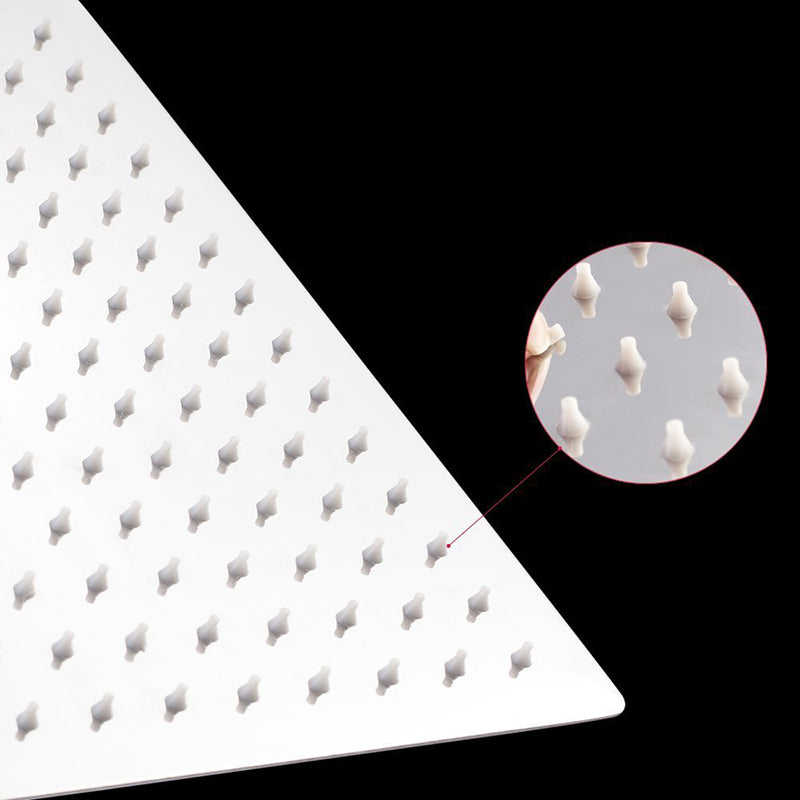 BowLift | Contemporary Shower Combo Fixed Shower Head Stainless Steel Wall Mounted Square Shower Head