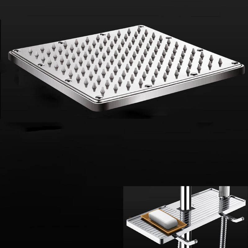 BowLift | Contemporary Showerhead Combination Dual Showerhead Stainless Steel Wall-Mounted Showerhead