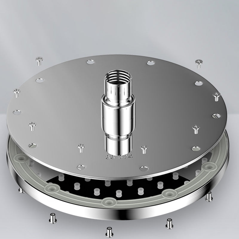 BowLift | Contemporary Showerhead Combination Dual Showerhead Stainless Steel Wall-Mounted Showerhead