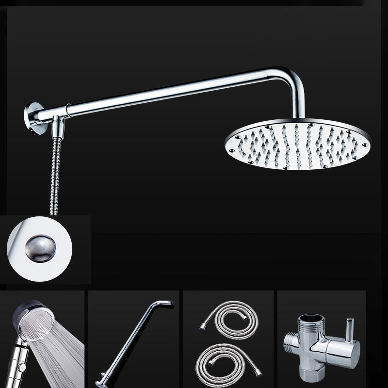 BowLift | Contemporary Showerhead Combination Dual Showerhead Stainless Steel Wall-Mounted Showerhead