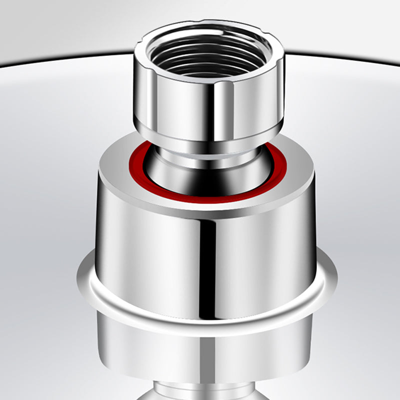 BowLift | Contemporary Showerhead Combination Rainfall Chrome Wall Mount Showerhead