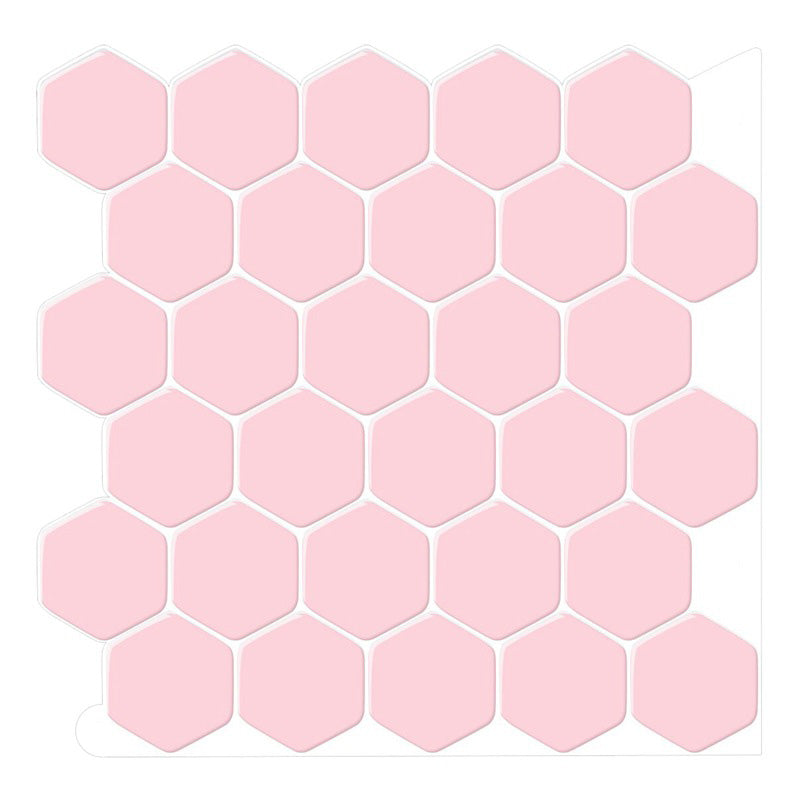 BowLift | Self-adhesive tiles Solid Color Hexagonal Scratch-resistant Self-adhesive tiles