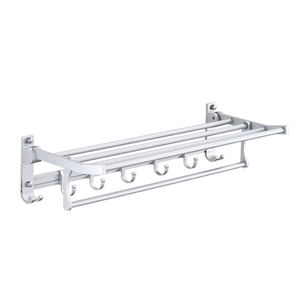 BowLift | Silver Contemporary Bathroom Hardware Set Stainless Steel Aluminum Bathroom Set