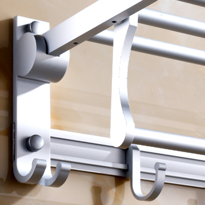 BowLift | Silver Contemporary Bathroom Hardware Set Stainless Steel Aluminum Bathroom Set
