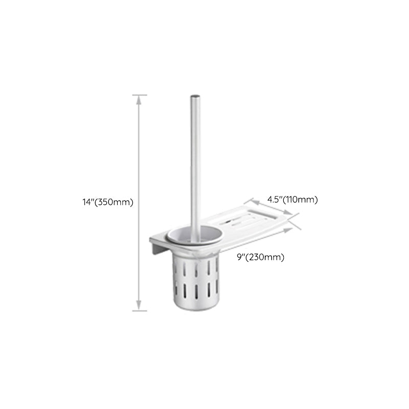 BowLift | Silver Contemporary Bathroom Hardware Set Stainless Steel Aluminum Bathroom Set