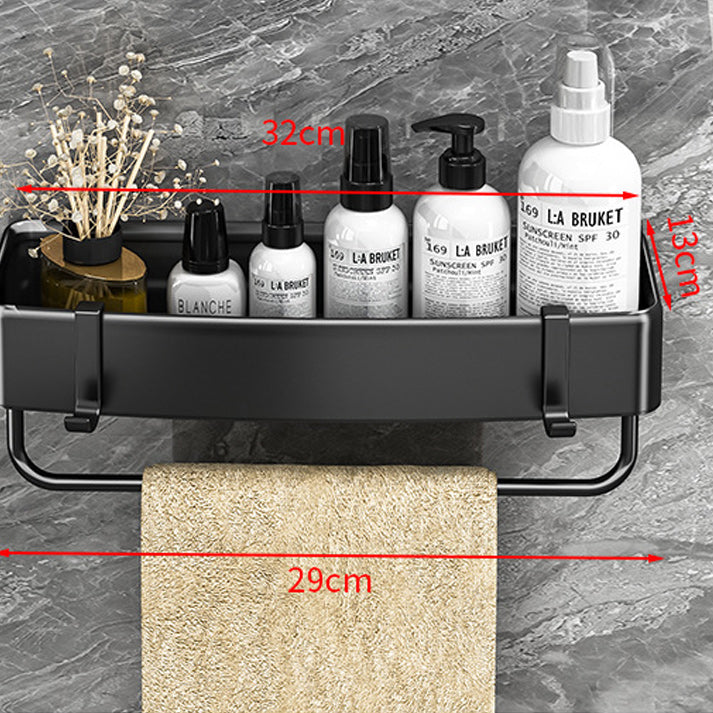 BowLift | Modern Black-White Metal Bath Hardware Set Bath Shelf Bathroom Hardware Set