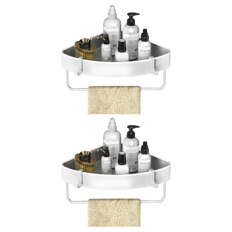 BowLift | Modern Black-White Metal Bath Hardware Set Bath Shelf Bathroom Hardware Set