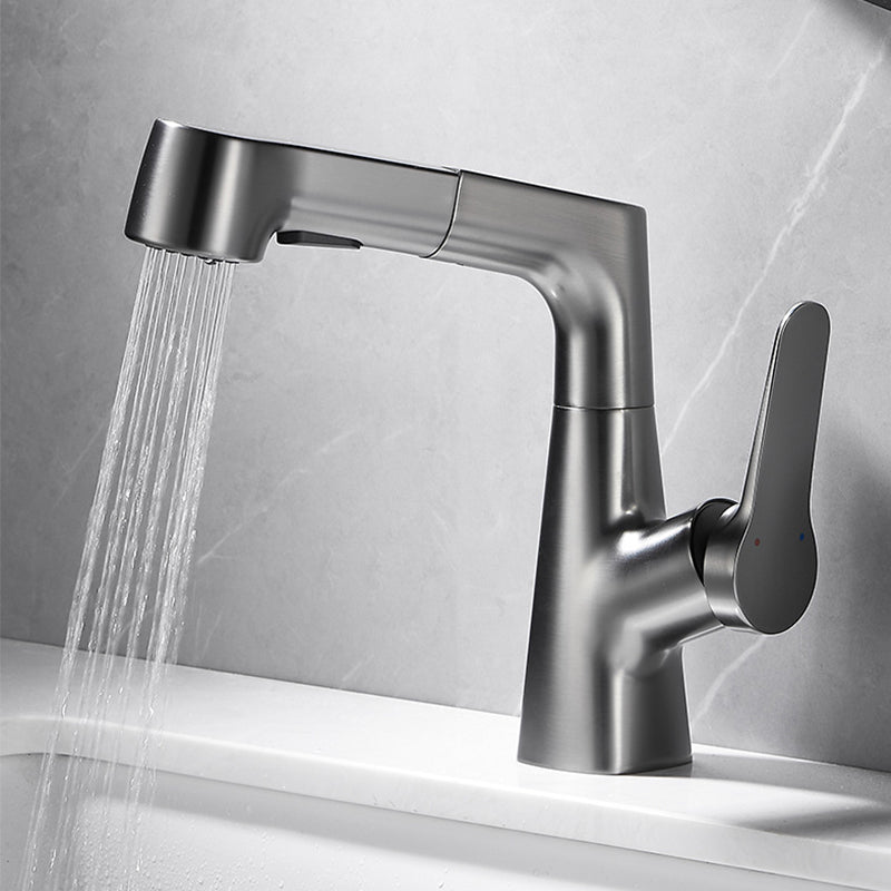 BowLift | Pull-out Vessel Faucet Modern Sink Faucet with a Single Lever Handle