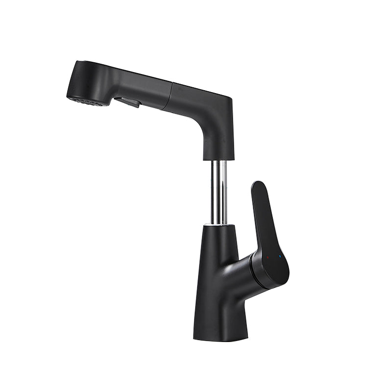 BowLift | Pull-out Vessel Faucet Modern Sink Faucet with a Single Lever Handle