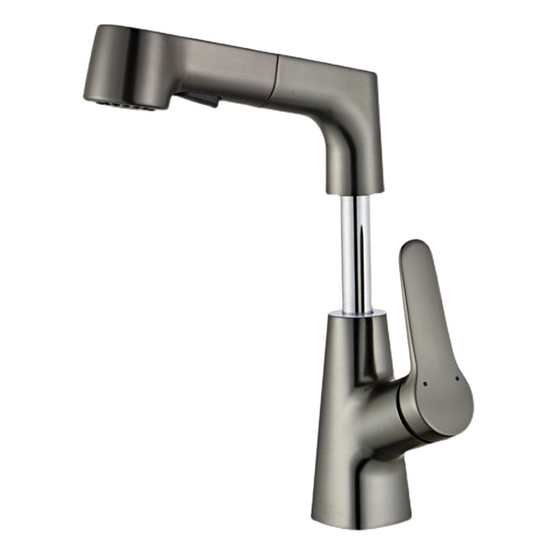 BowLift | Pull-out Vessel Faucet Modern Sink Faucet with a Single Lever Handle