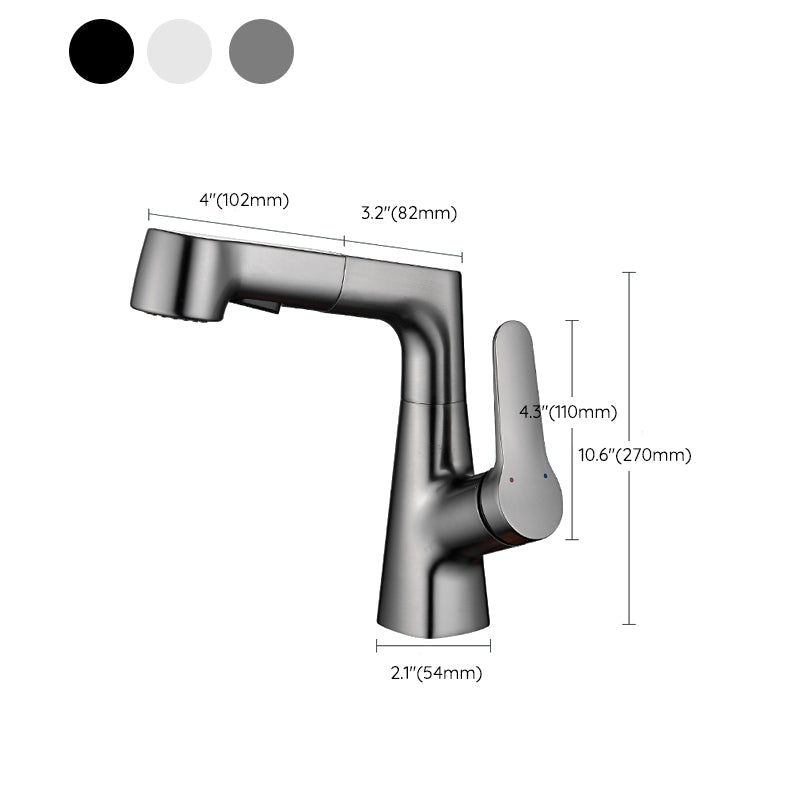 BowLift | Pull-out Vessel Faucet Modern Sink Faucet with a Single Lever Handle