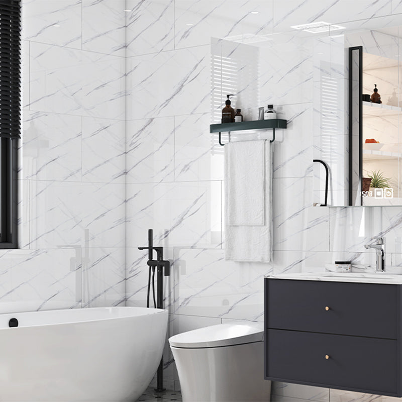 BowLift | Bathroom mosaic tile marble print peel-and-stick backsplash tile