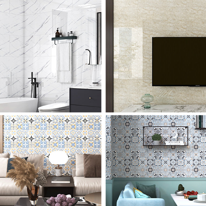 BowLift | Bathroom mosaic tile marble print peel-and-stick backsplash tile