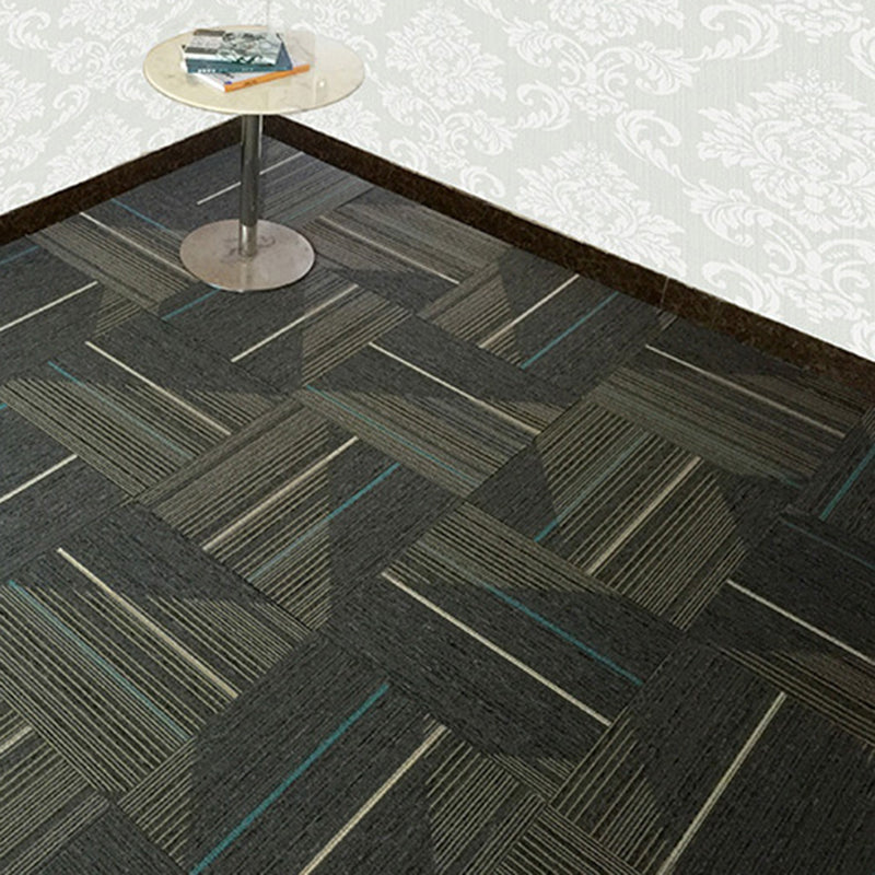 BowLift | Dark Color Level Loop Carpet Tile Non-Slip Self-Adhesive Indoor Office Carpet Tiles