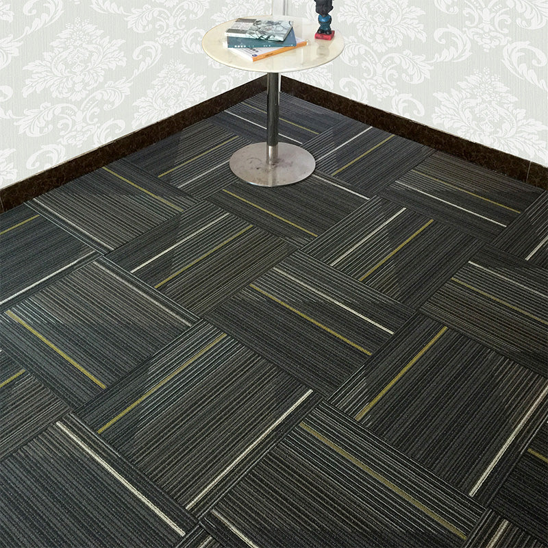 BowLift | Dark Color Level Loop Carpet Tile Non-Slip Self-Adhesive Indoor Office Carpet Tiles