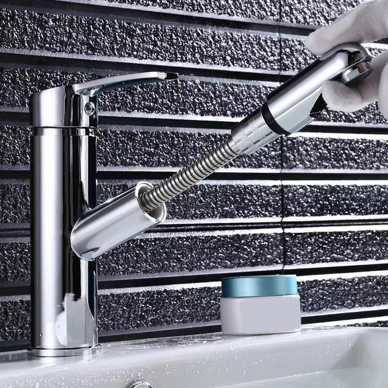 BowLift | Contemporary Vessel Faucet Pull-Down Faucet with Single Handle