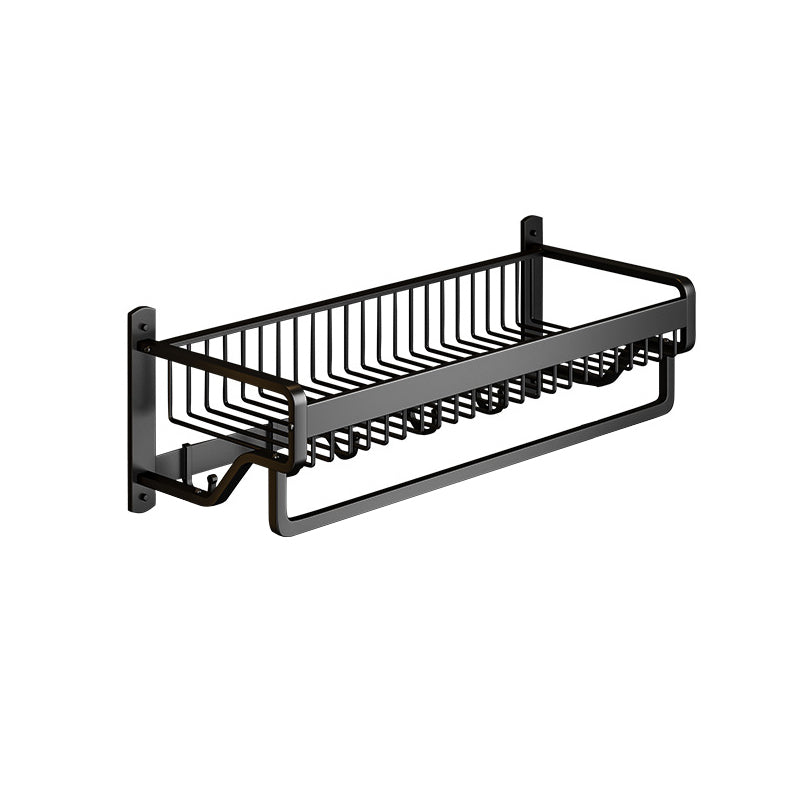BowLift | Matt Black 2-piece modern bathroom accessories as a single item or as a set with bath shelf