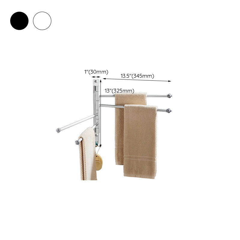 BowLift | 2-piece towel bar made of stainless steel Modern 13.6" B bathroom accessory set